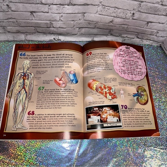 100 Facts HUMAN BODY Book Projects Quizzes Facts Cartoons Miles Kelly Publishing - Picture 8 of 10